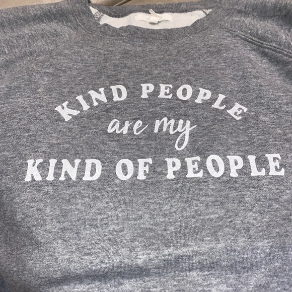 Maurices brand crewnecksweatshirt, M women's kind people are my kind of people - Picture 2 of 6